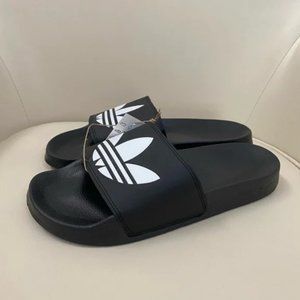 New Adidas trefoil men’s slide sandals size 13